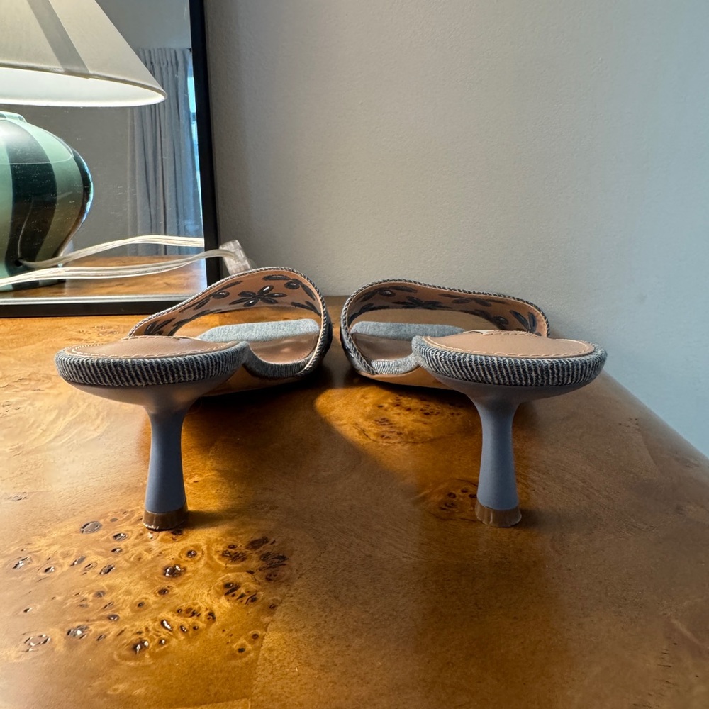 Steve Madden Women's Denim Blue Mules - Picture 3 of 4